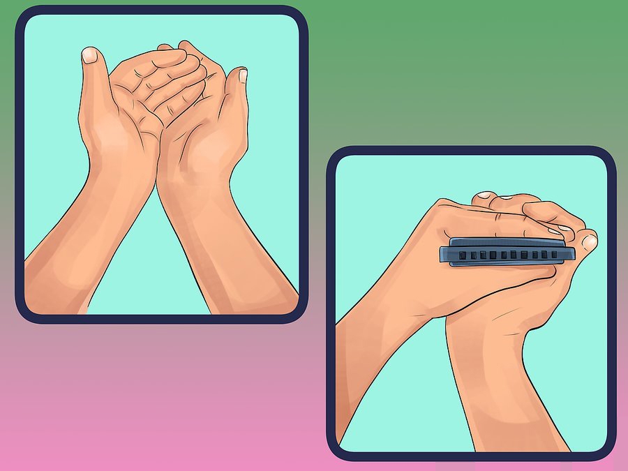How to hold Harmonica - Holding Your Harmonica step 3