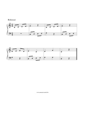 Free Pdf Download Of Followed Piano Sheet Music