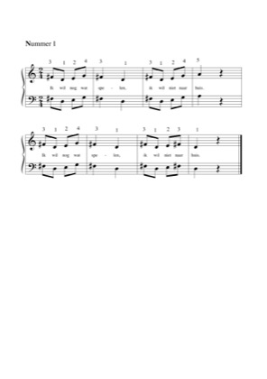 Free Pdf Download Of Nummer 1 Piano Sheet Music