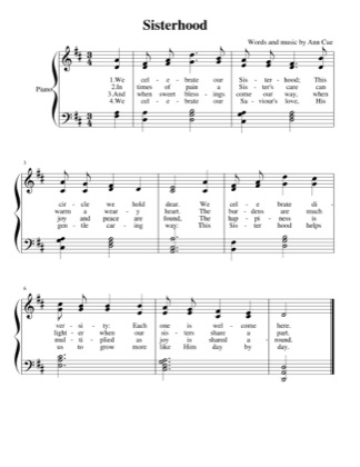 Free Pdf Download Of Sisterhood Piano Sheet Music