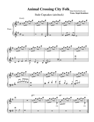Free Pdf Download Of Stale Cupcakes (Aircheck) Piano Sheet