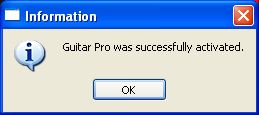 Guitar Pro 6 activation 2