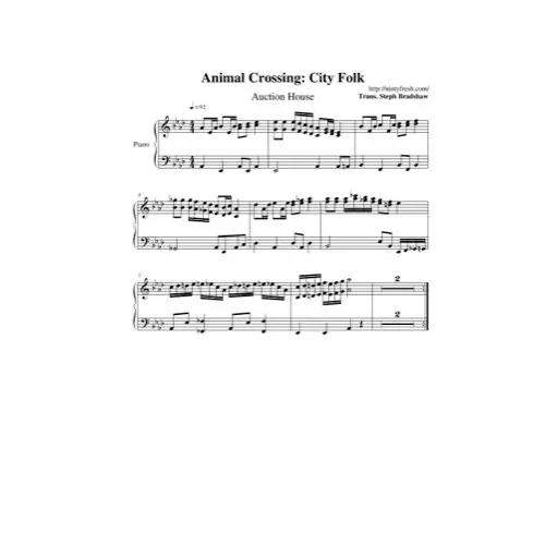 Free Pdf Download Of Auction House Piano Sheet Music