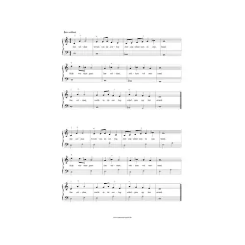 Free Pdf Download Of Jan Soldaat Piano Sheet Music
