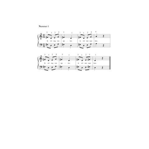 Free Pdf Download Of Nummer 1 Piano Sheet Music
