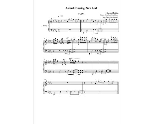 Free Pdf Download Of 9 Am Piano Sheet Music
