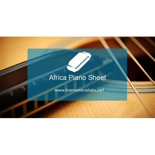 Africa Piano Sheet