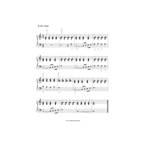 Free Pdf Download Of Links Zingt Piano Sheet Music